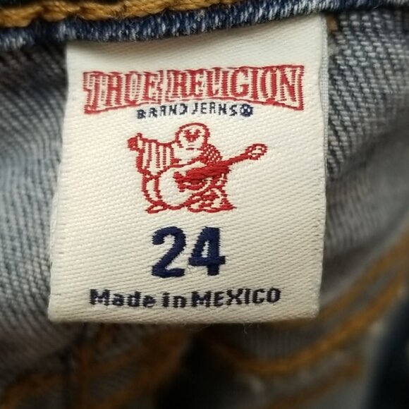 TRUE RELIGION Halle Super Skinny Jeans, size 24 - Picture 7 of 8